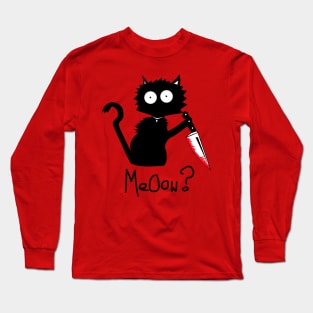 Meow? Spoopy Long Sleeve T-Shirt